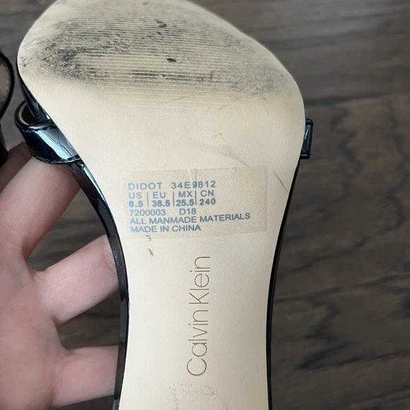 Calvin Klein Didot Round Open-Toe Stiletto Heel. Women’s size 8.5 - Picture 8 of 10